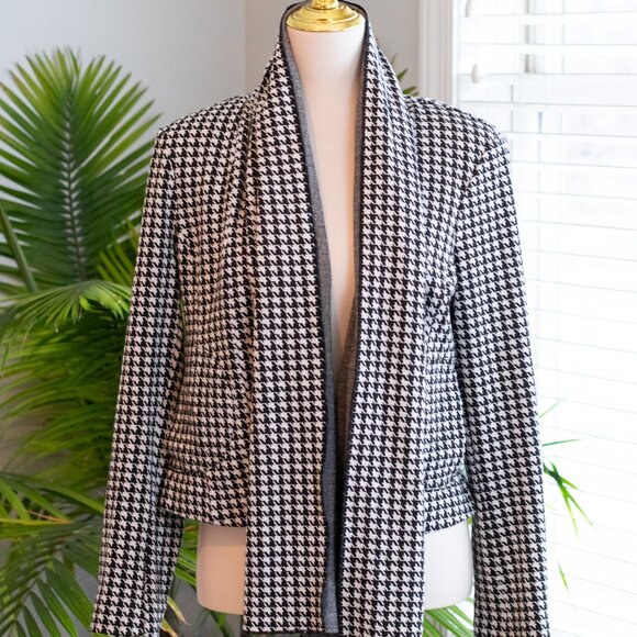 CAbi Jackets & Blazers - Cabi #3905 Houndstooth Shawl & Blazer // Jacket Size M w/shoulder pads